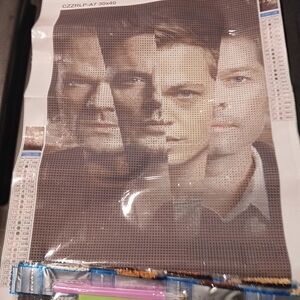 Supernatural Sam, Dean, Jack, Castiel Faces Diamond Art Paint Kit 30x40